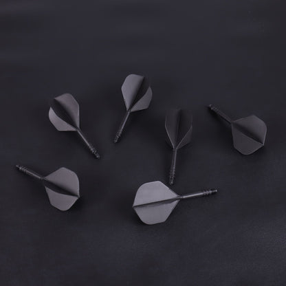 WEDARTER flying dart tail fin cross-border hot sale 2BA threaded integrated modified PP tough plastic V1106-HEFB-001