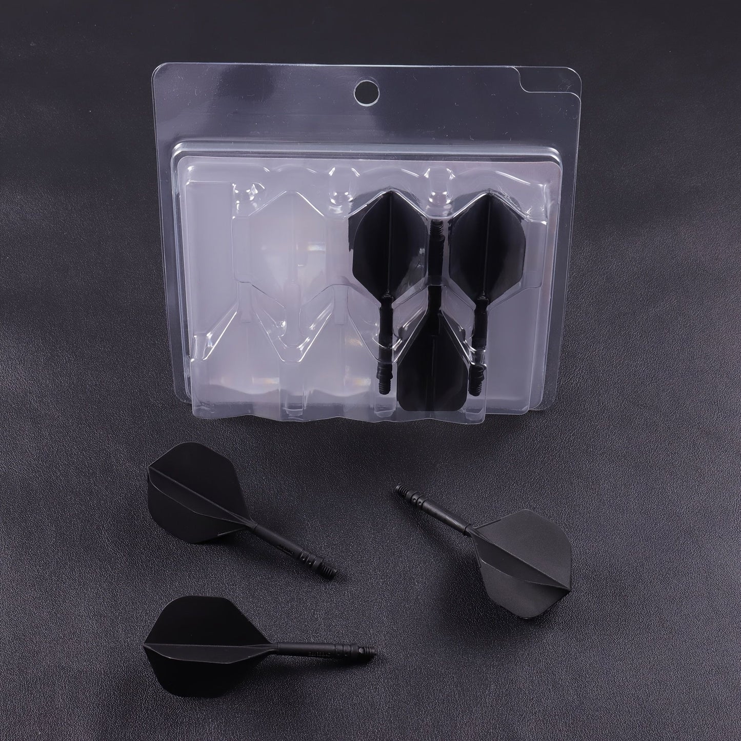 WEDARTER flying dart tail fin cross-border hot sale 2BA threaded integrated modified PP tough plastic V1106-HEFB-001