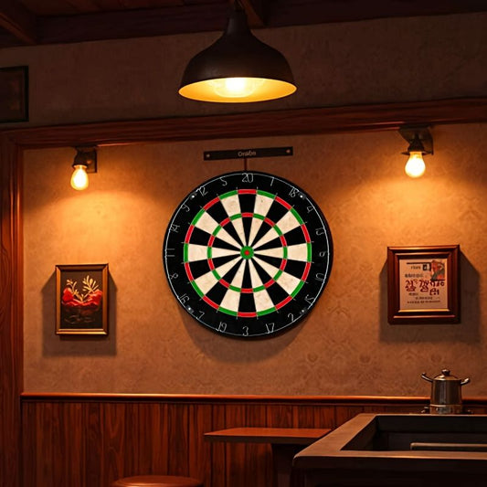 18-inch sisal dartboard, 45cm sisal round net dartboard, digital printed sisal dartboard, sisal dart set, V1106-HEFB-002