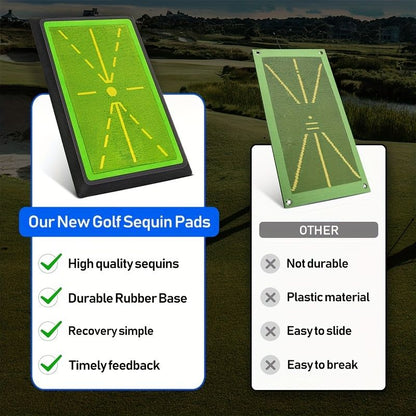 1 golf training mat, for swing detection, hitting, golf tracking detection, golf swing practice mat V1106-HEGEF-001