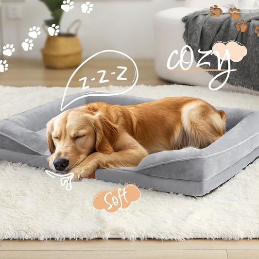 1 piece set XL size 102*80*18cm orthopedic foam dog bed, designed for super large dogs, C-shaped orthopedic V1106-HEGW-001