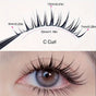 One-piece soft and comfortable false eyelashes natural simulation glue eyelashes reusable whole little devil V1106-HEJJM-001