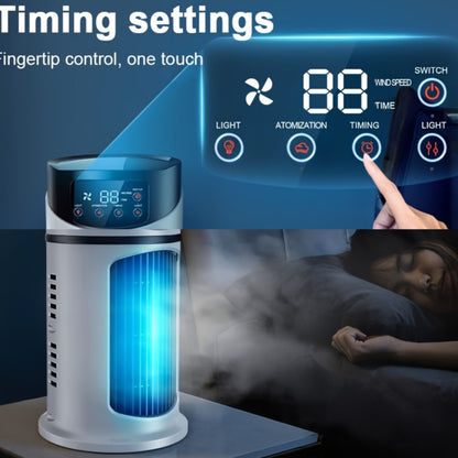 3-second cooling technology! 6-speed USB portable air conditioner humidifier - super silent 25 decibels, V1106-HEKT-001