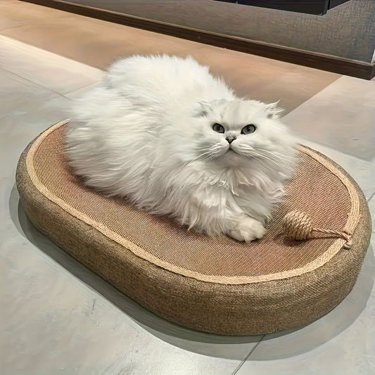 Durable cat scratching board, built-in cat litter box, suitable for all seasons, cat claw care toy, suitable V1106-HEMM-001