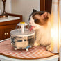 Large capacity cat water fountain, USB low voltage powered automatic pet water feeder, suitable for a variety V1106-HEMM-004