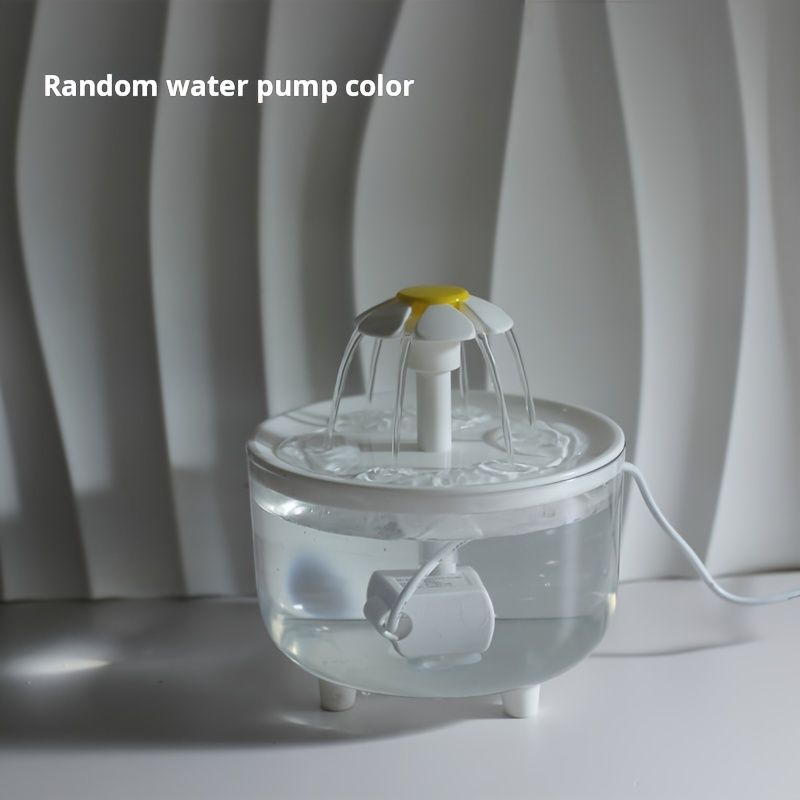 Large capacity cat water fountain, USB low voltage powered automatic pet water feeder, suitable for a variety V1106-HEMM-004