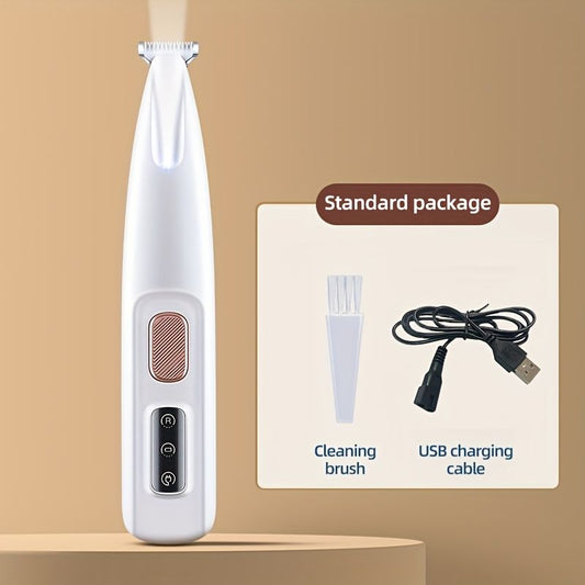 Pet grooming clippers with LED assisted lighting Safe low-noise USB/battery life Pet grooming electric V1106-HEMM-010