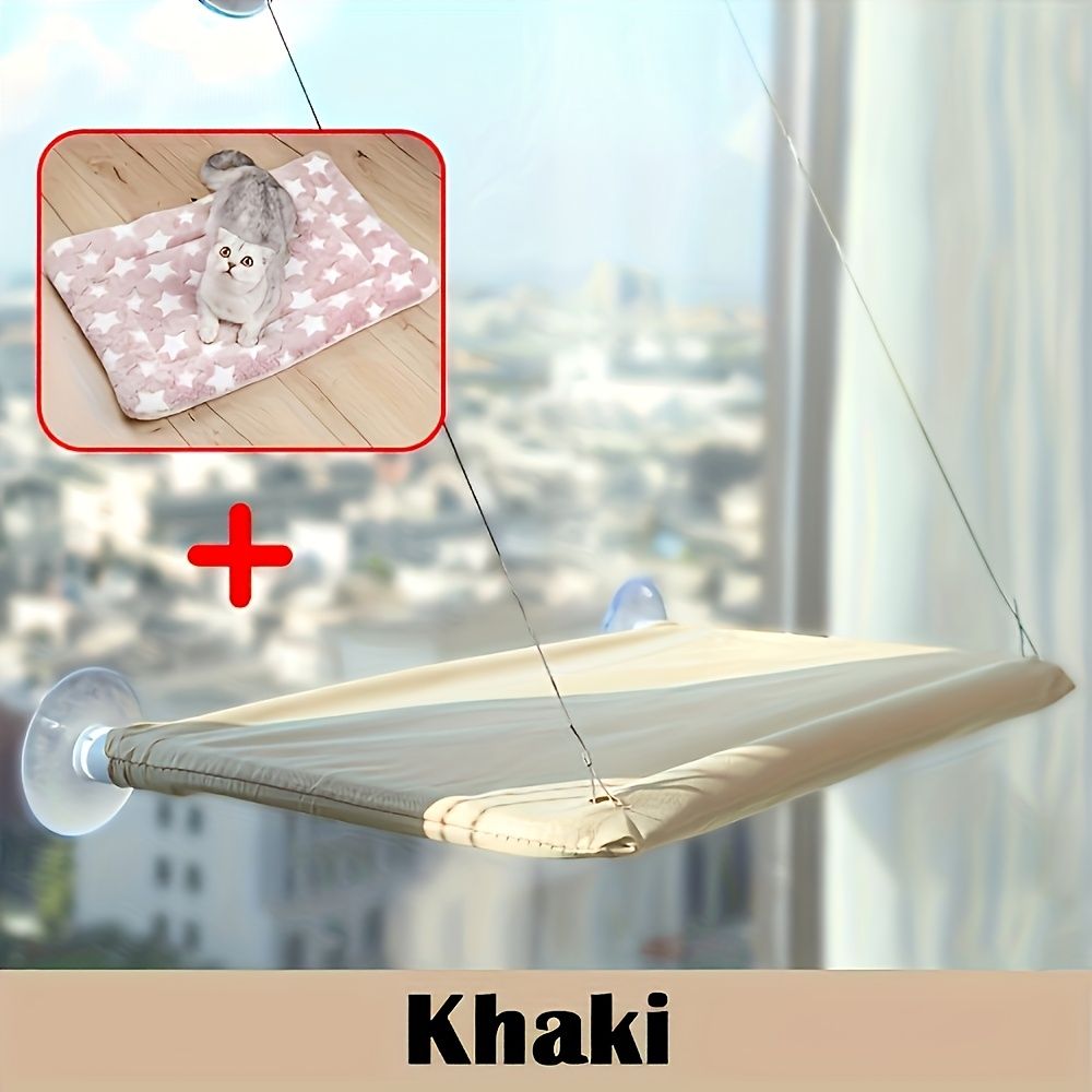 Cat hammock suction cup hanging nest pet bed removable washable cat house sunbathing platform hammock summer V1106-HEMM-012