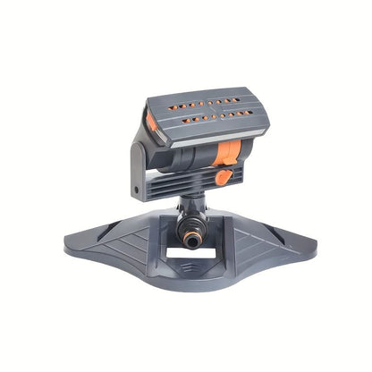 1 garden sprinkler with 16 nozzles, 180 degrees rotating adjustable head, automatic irrigation system, wide V1106-HEPT-001