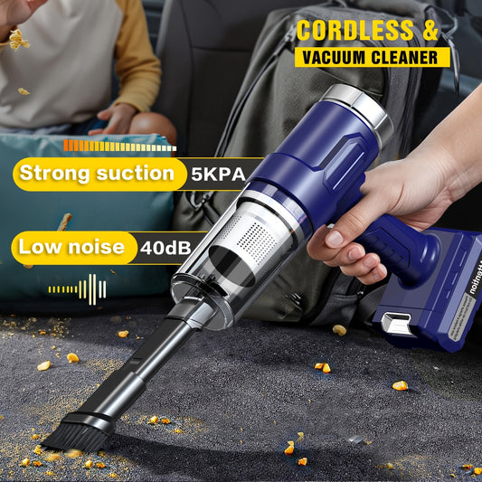 New upgraded wireless handheld car vacuum cleaner, rechargeable, 10000 Pa super strong suction power, two V1106-HEQC-001