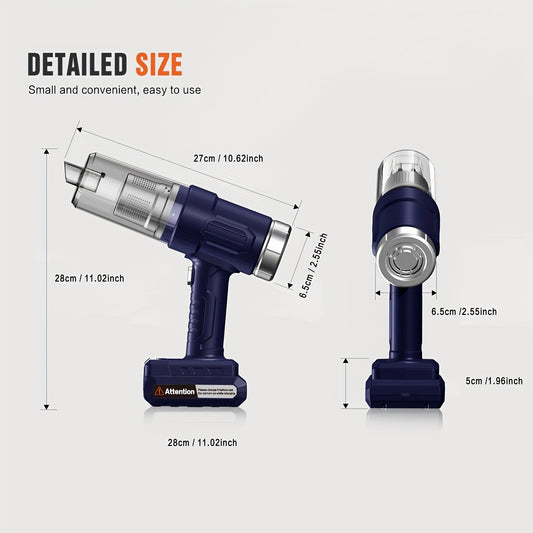 New upgraded wireless handheld car vacuum cleaner, rechargeable, 10000 Pa super strong suction power, two V1106-HEQC-001