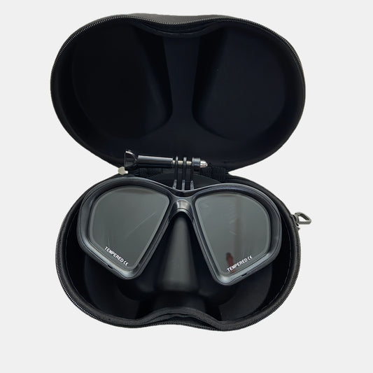 Professional adult small face free diving mask snorkeling mask box set, high-definition tempered glass V1106-HEQSJ-001