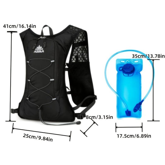 2-piece set (backpack + water bag) New outdoor sports water bag backpack, lightweight design, independent V1106-HESD-002