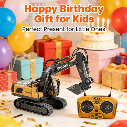 2.4G Remote Control Excavator Alloy Excavator Model Engineering Car Remote Control Car Boy Girl Unlimited V1106-HEWJ-001