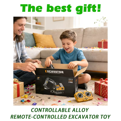 2.4G Remote Control Excavator Alloy Excavator Model Engineering Car Remote Control Car Boy Girl Unlimited V1106-HEWJ-001