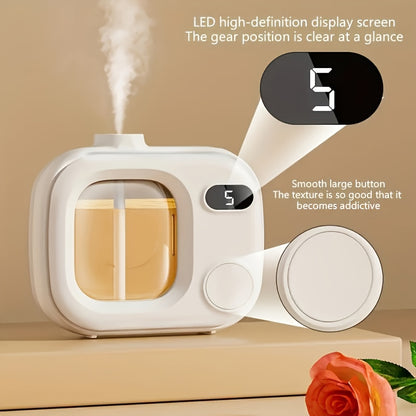 One-button switch, five adjustable intelligent aromatherapy diffuser - suitable for essential oils / V1106-HEXX-001