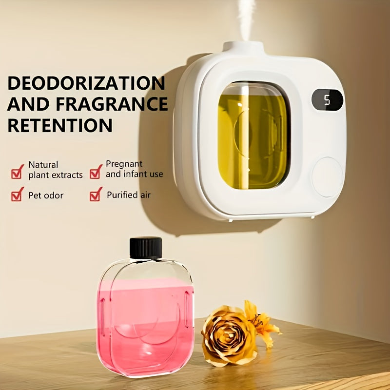 One-button switch, five adjustable intelligent aromatherapy diffuser - suitable for essential oils / V1106-HEXX-001