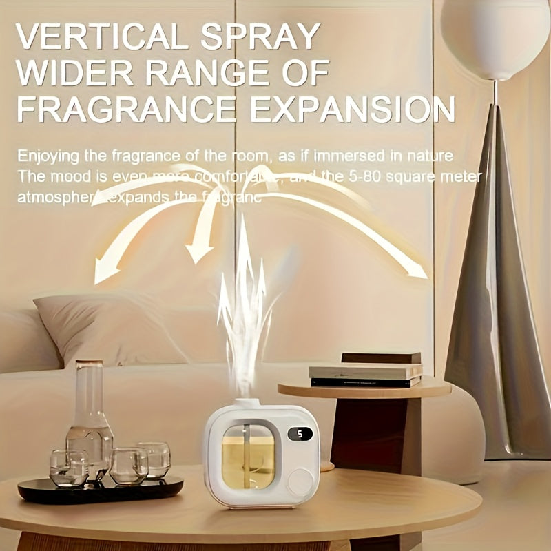 One-button switch, five adjustable intelligent aromatherapy diffuser - suitable for essential oils / V1106-HEXX-001