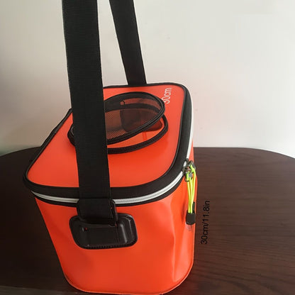 Portable multi-function EVA fishing bag: large capacity, foldable, non-inflatable design, suitable for V1106-HEYJ-002