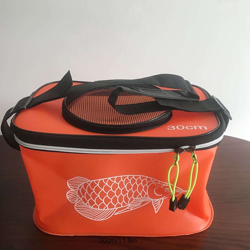 Portable multi-function EVA fishing bag: large capacity, foldable, non-inflatable design, suitable for V1106-HEYJ-002