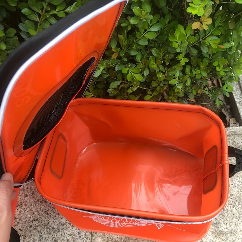 Portable multi-function EVA fishing bag: large capacity, foldable, non-inflatable design, suitable for V1106-HEYJ-002