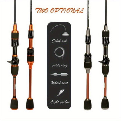 Ultra-light carbon micro-mouthe lures UL 1.8m ultra-soft solid straight handle slightly far-casting whitefish V1106-HEYJ-011