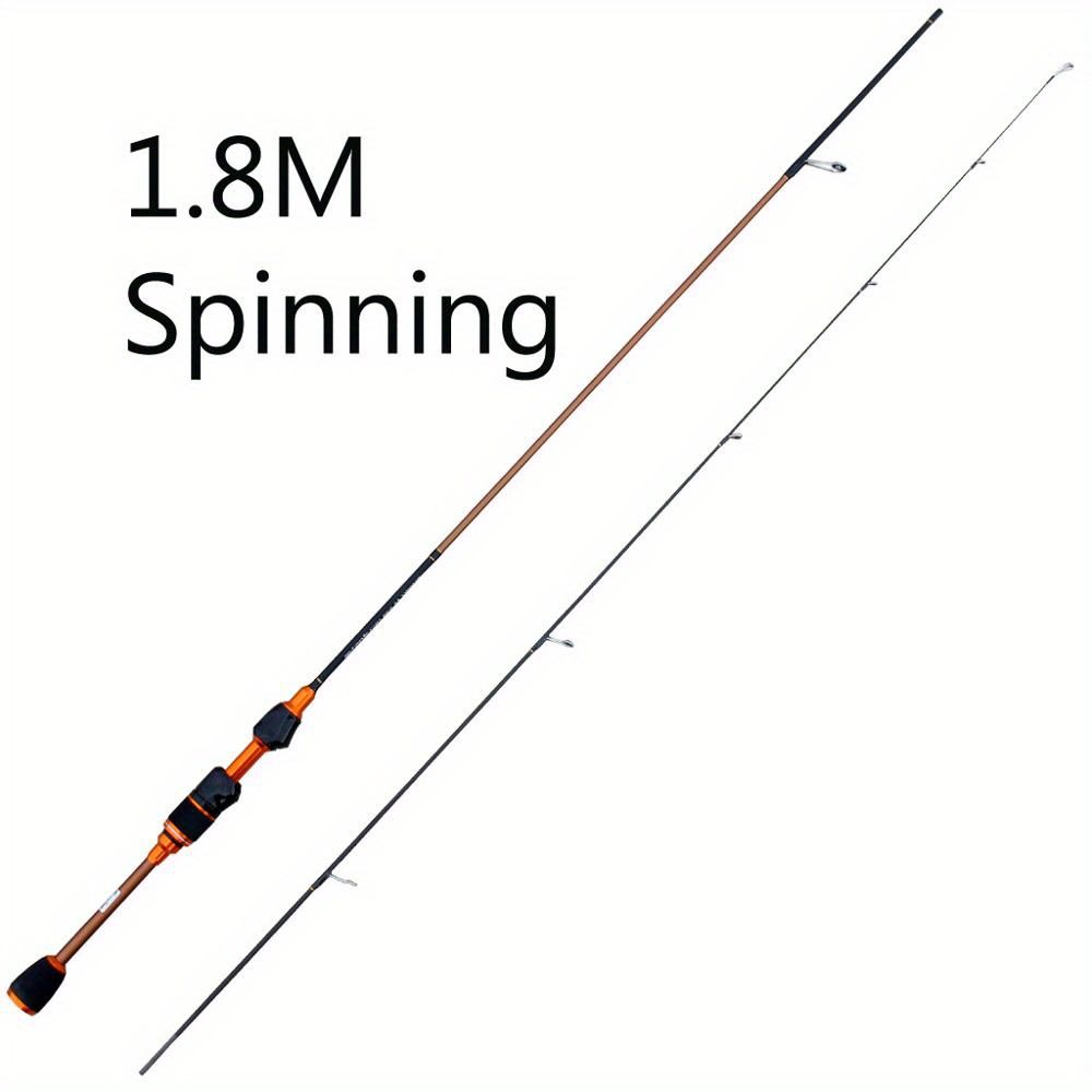 Ultra-light carbon micro-mouthe lures UL 1.8m ultra-soft solid straight handle slightly far-casting whitefish V1106-HEYJ-011