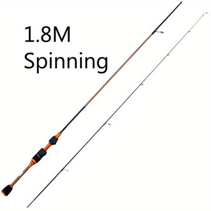 Ultra-light carbon micro-mouthe lures UL 1.8m ultra-soft solid straight handle slightly far-casting whitefish V1106-HEYJ-011