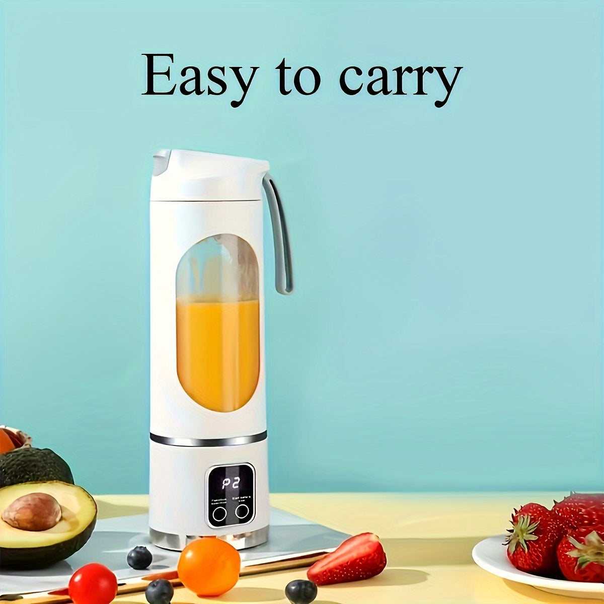 Portable Home Small USB Charging Mixer & Juicer - Easy to Clean, Suitable for Fruit Vegetable Drink, Smoothie V1106-HEZJ-001