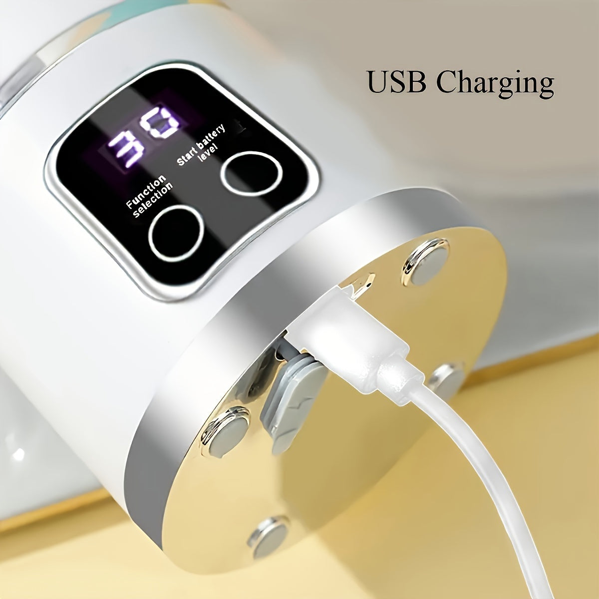 Portable Home Small USB Charging Mixer & Juicer - Easy to Clean, Suitable for Fruit Vegetable Drink, Smoothie V1106-HEZJ-001