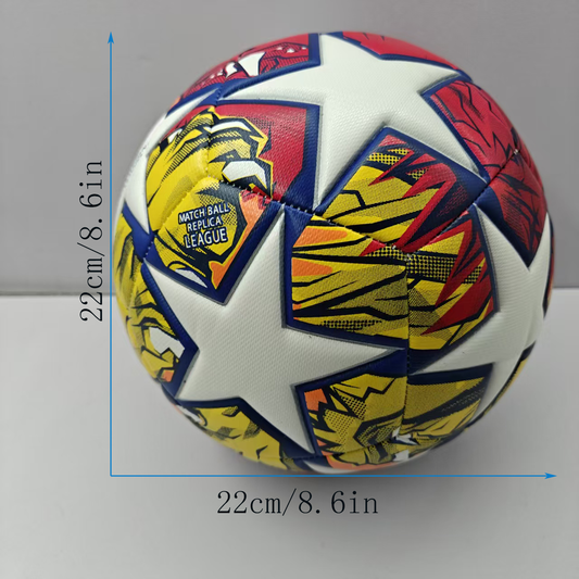European Champions League painted football, seamless fit, perfect for family, school, club entertainment V1106-HEZQ-013