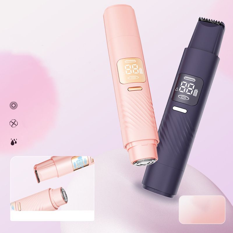 2in1 Hair Trimmer Electric Shaver Portable Shaver Hair Removal Men'S Grooming - Blue - Size 18cm