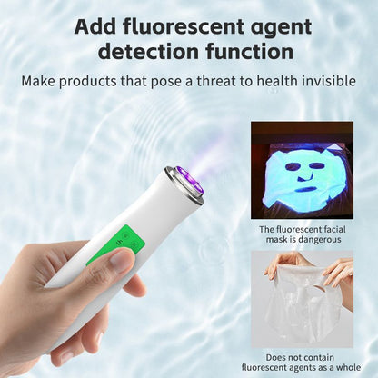 Professional Skin Moisture Tester, Digital Facial Oil Detector, High Precision Skin Hydration Analysis Meter, Hydration monitor,Portable Skin Analyzer with LCD Display & Fluorescent Agent Detection