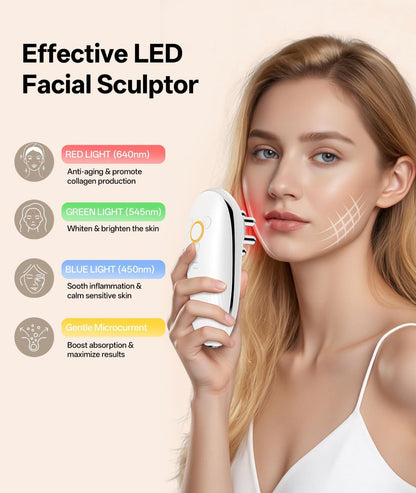 Body Sculpting Machine with Red Light Therapy for Face & Body, Cupping Therapy, Electric Cellulite Massage Tool with 2 Cups, Gift for Women - Black - Size 14cm