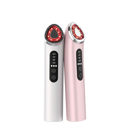 7-Color LED Face Lift Device –  Skin Tightening and Lifting, LED Light Therapy for Wrinkles, Korean Skin Care, Spa-Grade Facial Massager Lifting & Firming Beauty Massager - Pink - Size 160mm