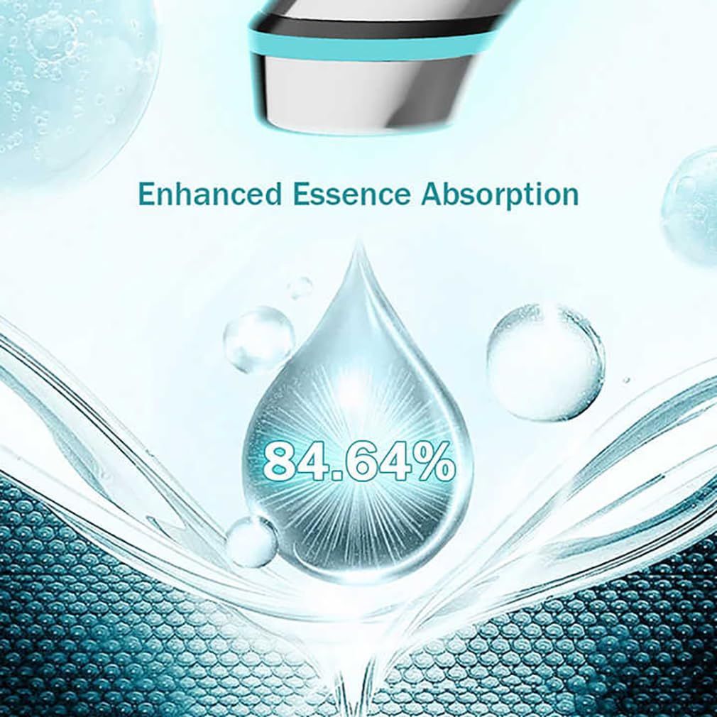 Upgraded Version | Skin Care Device - Facial Glow Booster for Maximizing and Boosting Absorption - Needle Free, Radiance, Elasticity | LED Anti-Wrinkle Device | Skin Care Firming, Toning