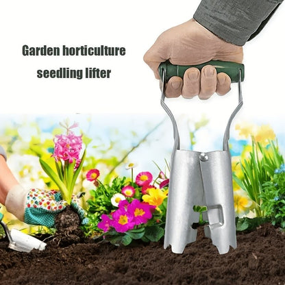 2-Piece Garden Plant Transplanter and Dibber Set for Australian Gardens-Green V1107-119-GRE-62557