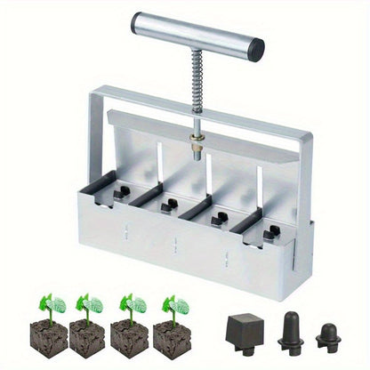 Multi-Cell Seedling Transplanter for Batch Planting-Silver V1107-119-GRE-75620