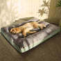 Warm Dog Bed Washable Pet Bed Non-Slip Dog Bed High Backrest Dog Bed Thick Dog - Gray - Size 39.3*29.5in