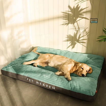 Warm Dog Bed Washable Pet Bed Non-Slip Dog Bed High Backrest Dog Bed Thick Dog - Gray - Size 39.3*29.5in