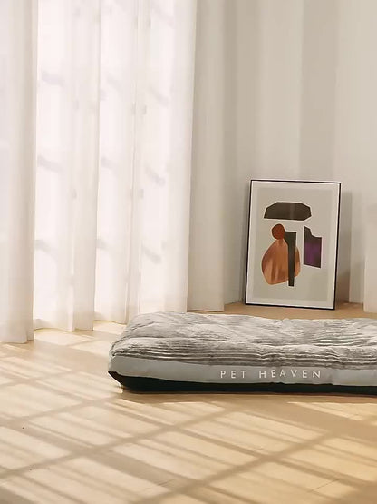 Warm Dog Bed Washable Pet Bed Non-Slip Dog Bed High Backrest Dog Bed Thick Dog - Gray - Size 39.3*29.5in