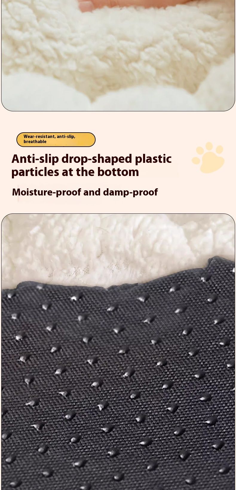 plush cat bed, cat comfort bed, anti-static cat bed, high quality cat bed, cat resting place, pet bed V1107-136-52372
