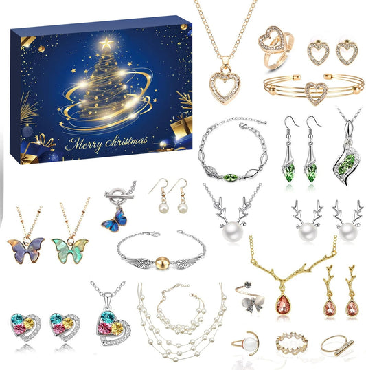 24-Day Christmas Advent Calendar DIY Bracelet Set, Festive Charm & Bead Kit for Aussie Xmas Gifting & Crafting V1107-24-DAY CHRISTMAS ADVENT CALENDAR DIY BRACELET SET4