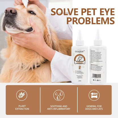 pet products Pet products COAZON, Eye Stain Remover for Dogs and Cats, Dry Eyes, Keratitis V1107-ANTIBACTERIAL EYE DROPS