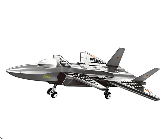 Christmas gift J-20 Stealth Fighter Jet Building Blocks Set, 229 Pieces Military Aircraft Model Kit for Kids V1107-BUILDING BLOCK TOYJ20