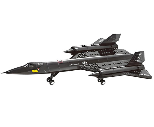 Christmas gift SR-71 Blackbird Reconnaissance Aircraft Building Blocks Set, 183 Pieces Military Model Kit for V1107-BUILDING BLOCK TOYSQ71