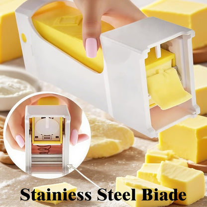 Butter Slicer for Pre-Sliced Butter & Cheese Cutter with Storage Container - Kitchen Tool for Baking, V1107-BUTTER SLICER