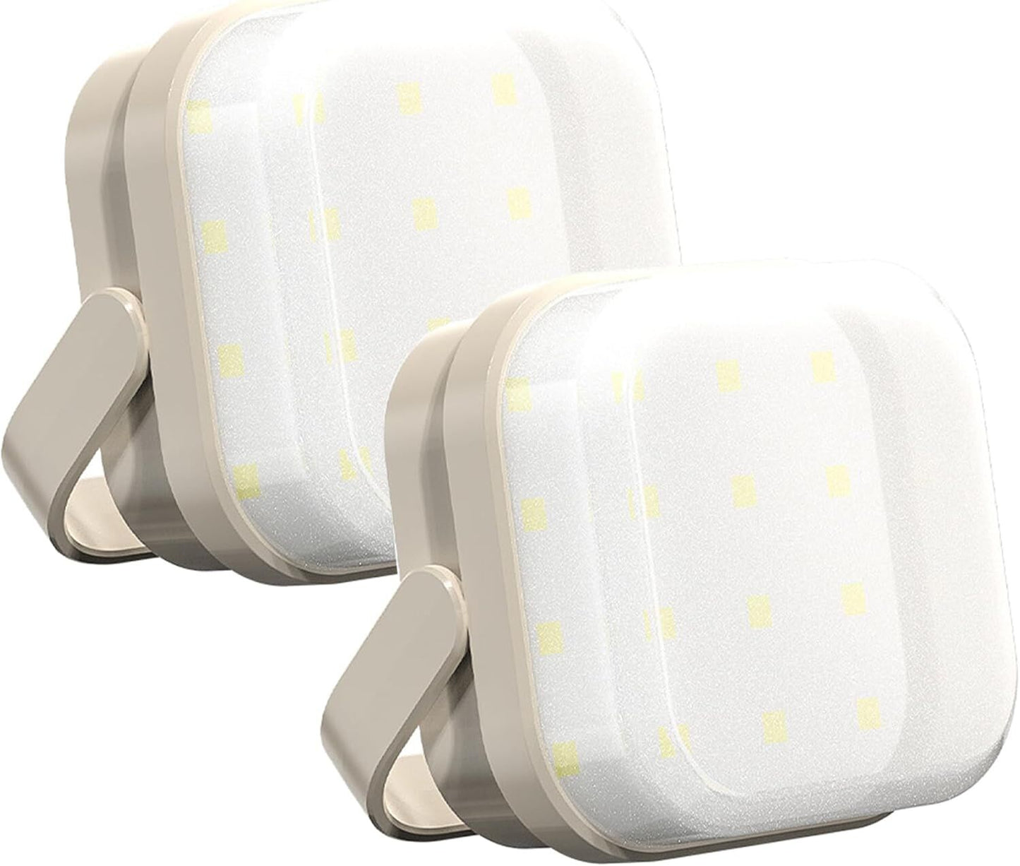 2-Pack LED Night & Emergency Lights - Mini Portable with 3 Modes for Home, Bedrooms, Power Outages & Backup, V1107-CAMPING LIGHTS