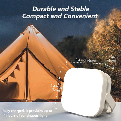 2-Pack LED Night & Emergency Lights - Mini Portable with 3 Modes for Home, Bedrooms, Power Outages & Backup, V1107-CAMPING LIGHTS