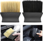 Yellow & Black Car Detailing Brush Set (2-Pack): Soft Bristle Dust Cleaners for Air Vents, Dashboard & Home V1107-CAR DETAILING BRUSH SET